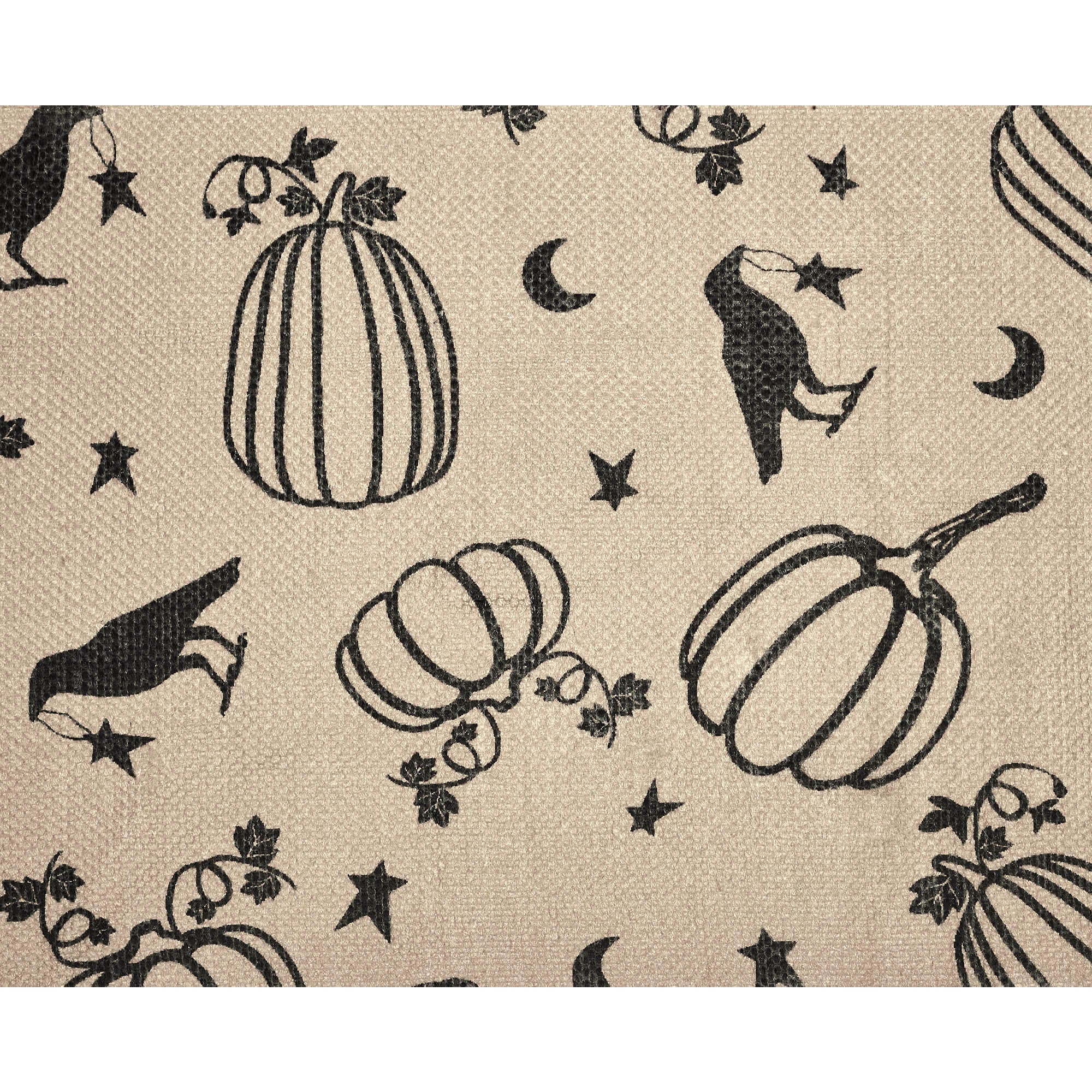 Raven & Pumpkin Gothic Fall Area Rug