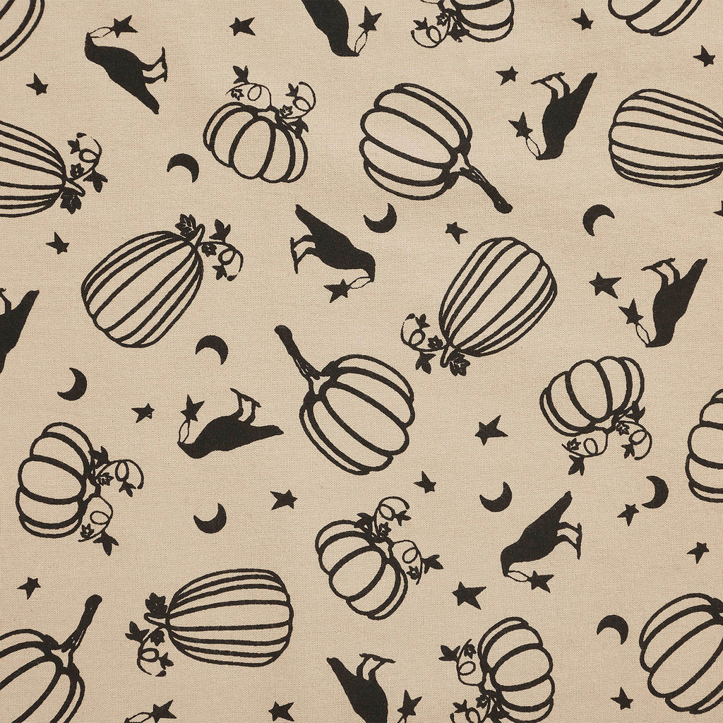 Midnight Harvest Pumpkin & Raven Kitchen Towel Collection | Set of 3 Cotton Towels