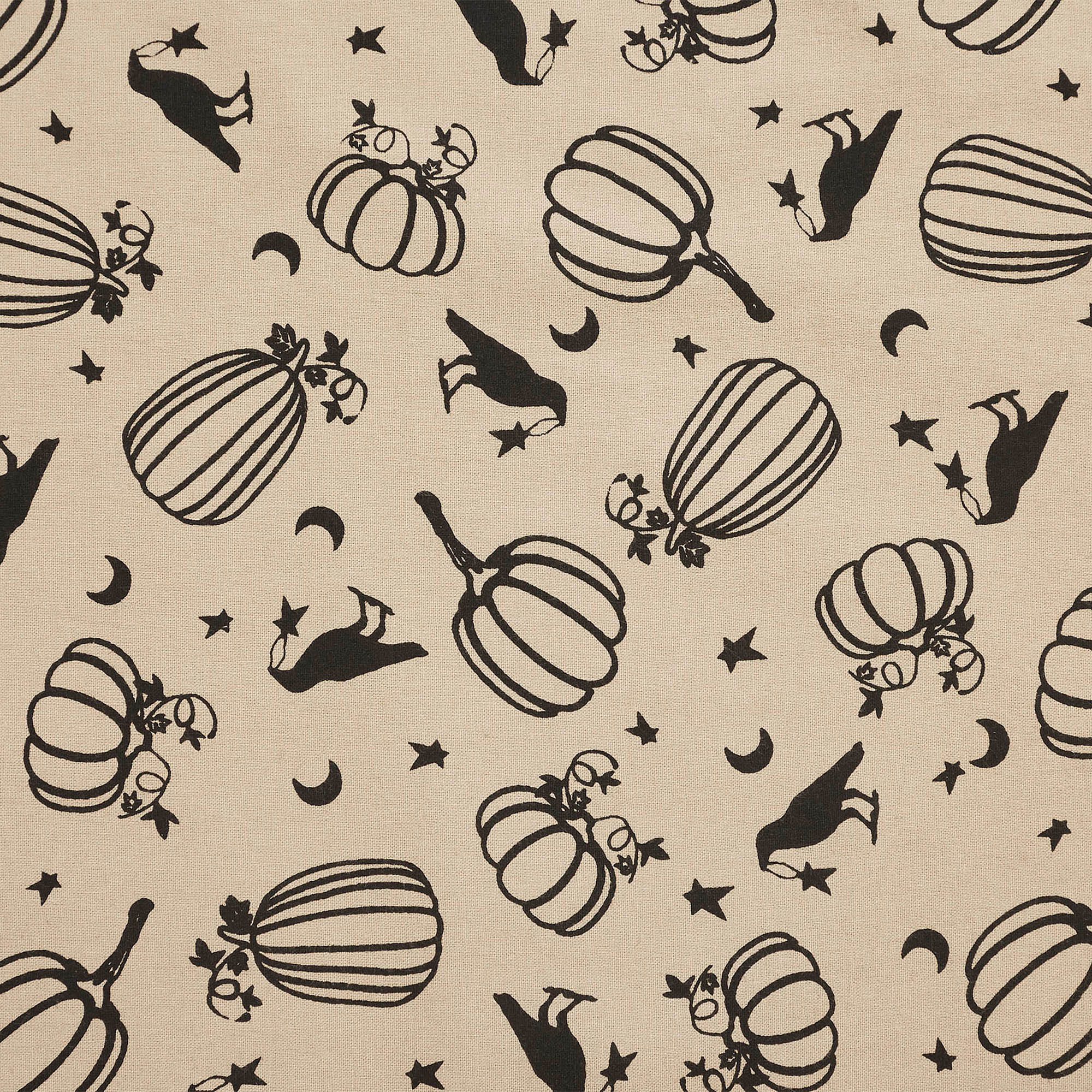 Midnight Harvest Pumpkin & Raven Kitchen Towel Collection | Set of 3 Cotton Towels