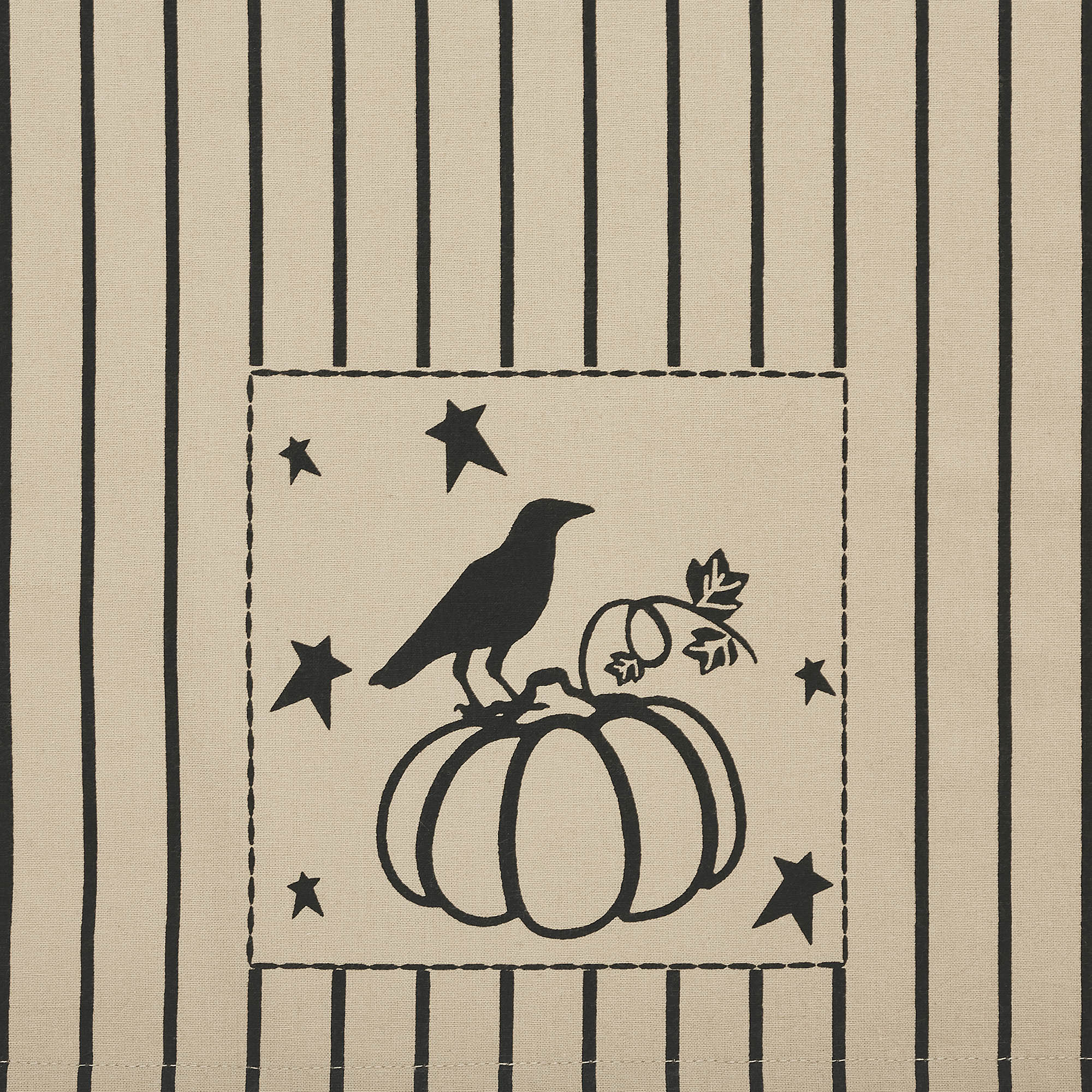 Midnight Harvest Pumpkin & Raven Kitchen Towel Collection | Set of 3 Cotton Towels